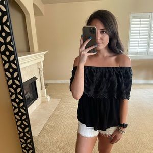 Impeccable Pig Off the Shoulder Top